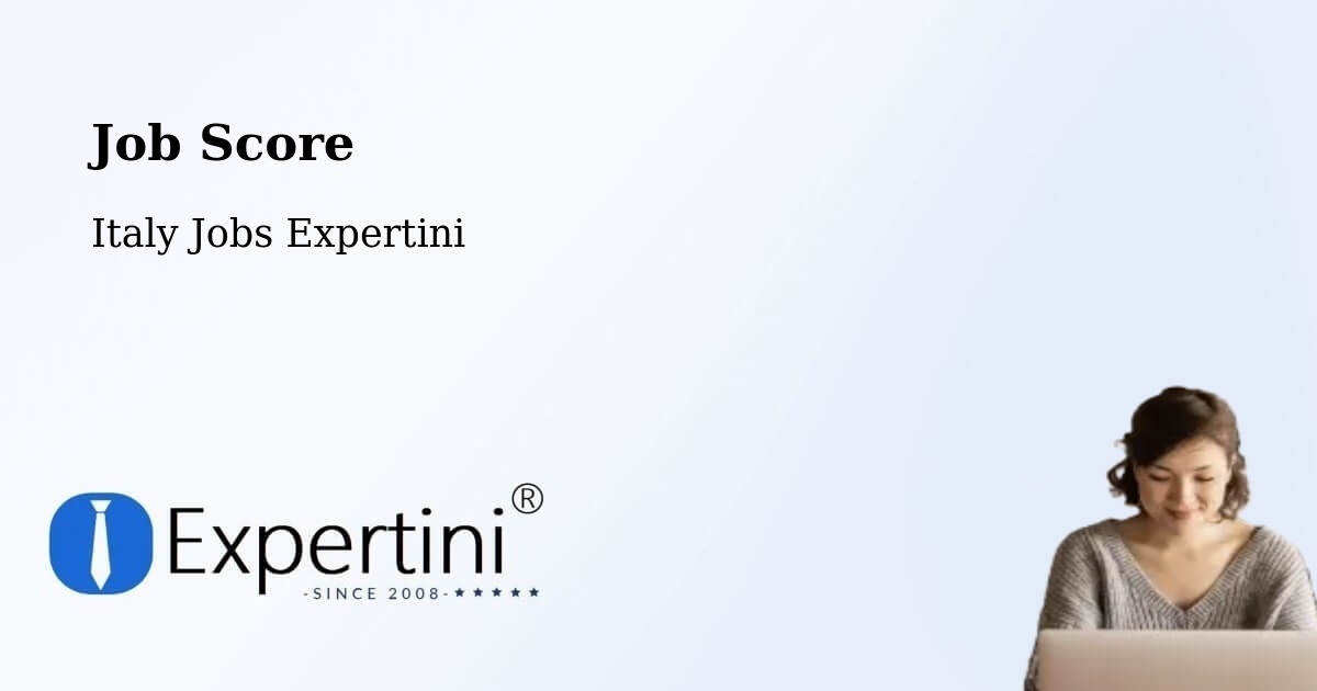 Job Score & Job Description Score Tool – Pontinvrea - Italy Jobs Expertini